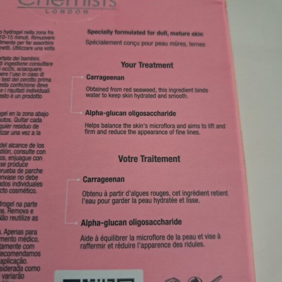 Skin Chemists Instant Lift Anti-aging Hydrogel Eye Pads NIB 2 Boxes - Picture 7 of 11